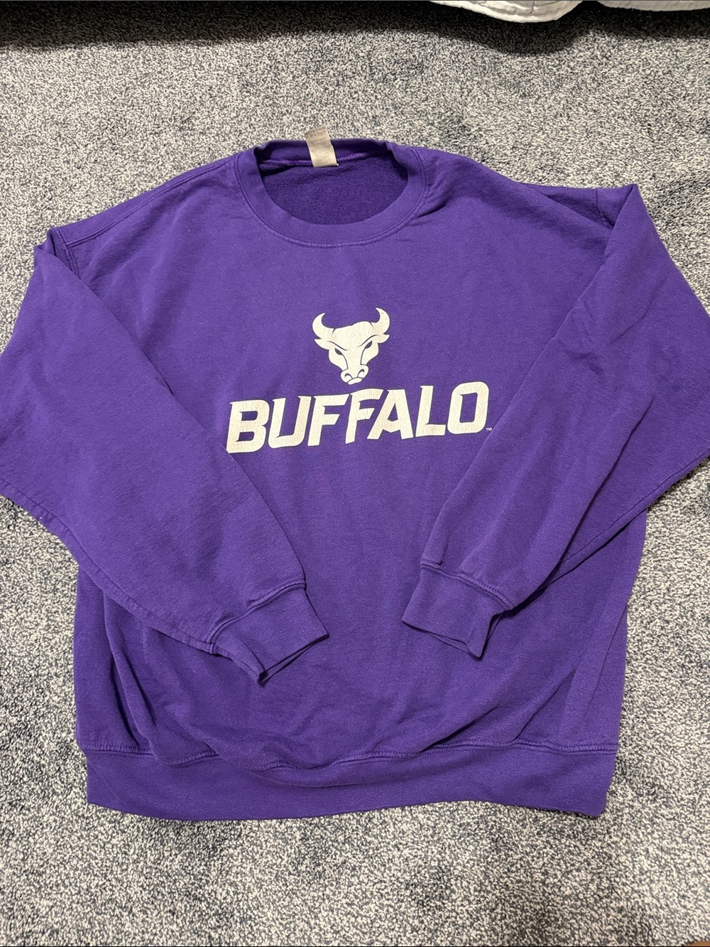 Buffalo Purple Crewneck Sweatshirt - Buffalo